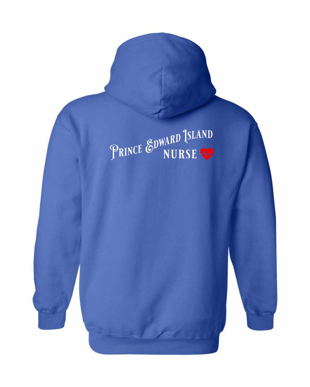 PEI Nurse Left Chest and Back Pullover Hoodie - Unisex