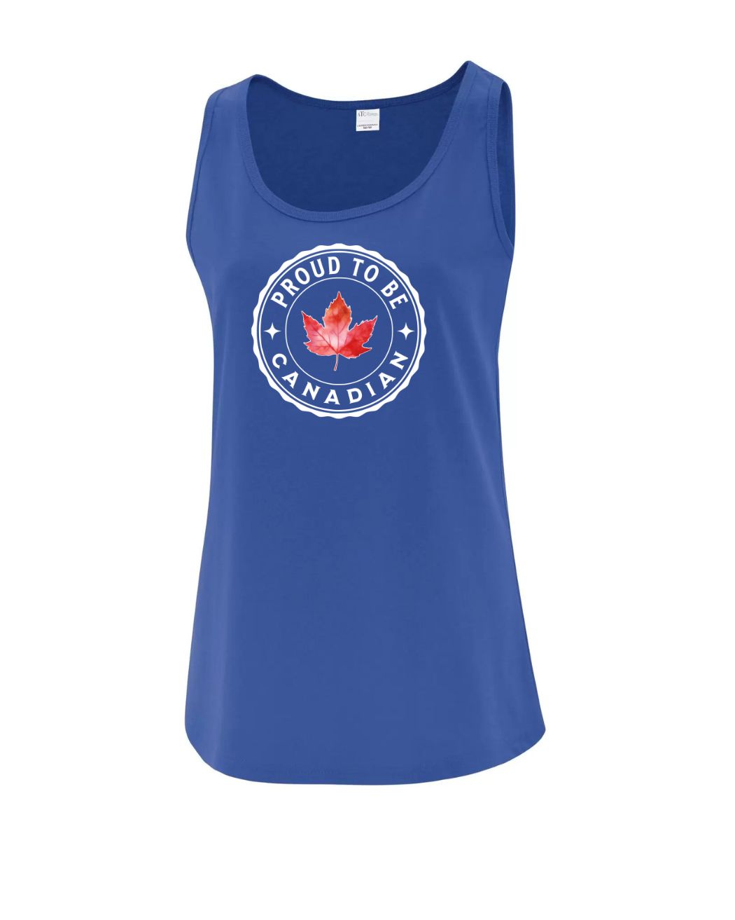 Proud To Be Canadian Leaf Full Women's Tank Tops - Gildan Canada (sewn Internationally)