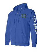 CB Saltwater Raised Left Chest and Sleeve Zip Hoodie - Unisex