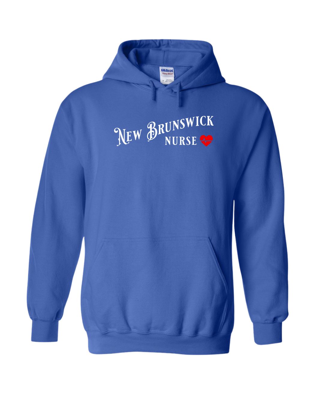 New Brunswick Nurse Full Front Pullover Hoodie