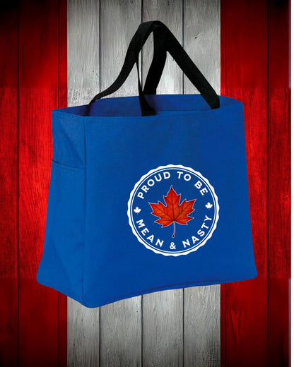 proud to be Mean and Nasty Leaf Tote Bag