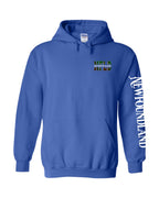 NFLD Saltwater Raised Left Chest and Sleeve Pullover Hoodie - Unisex