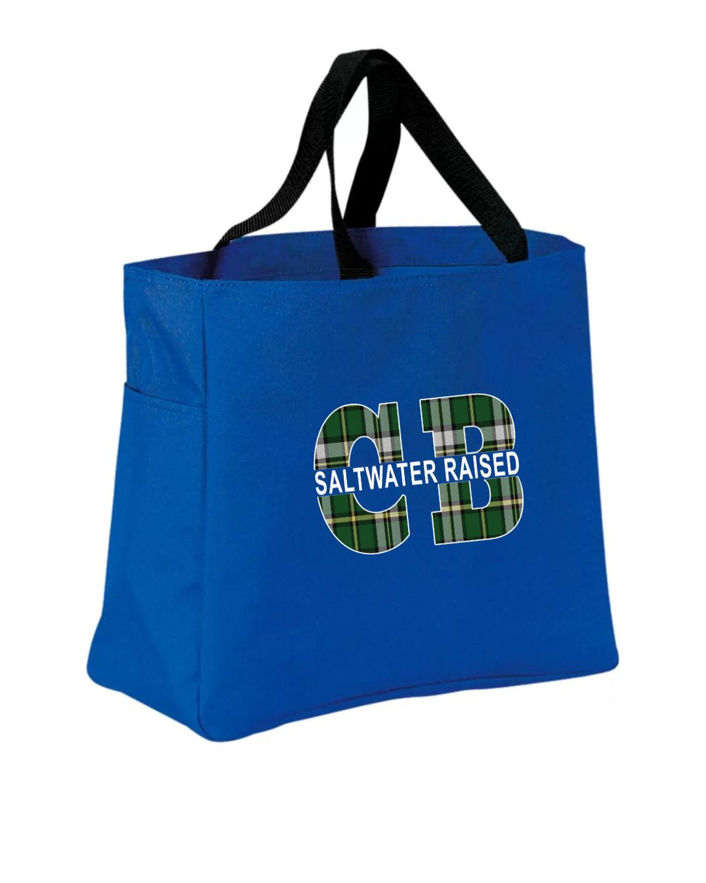 Tartan Saltwater Raised CB Tote Bag
