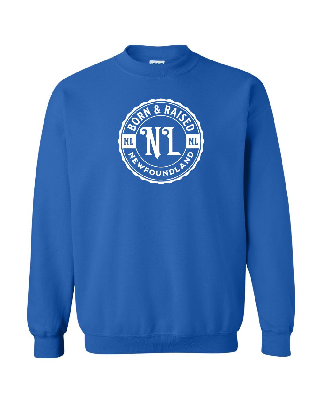 Born & Raised Newfoundland Full Crewneck Sweatshirt
