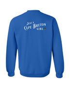 Just a CB Girl Tartan Left Chest and Back Crewneck Sweatshirt - Unisex