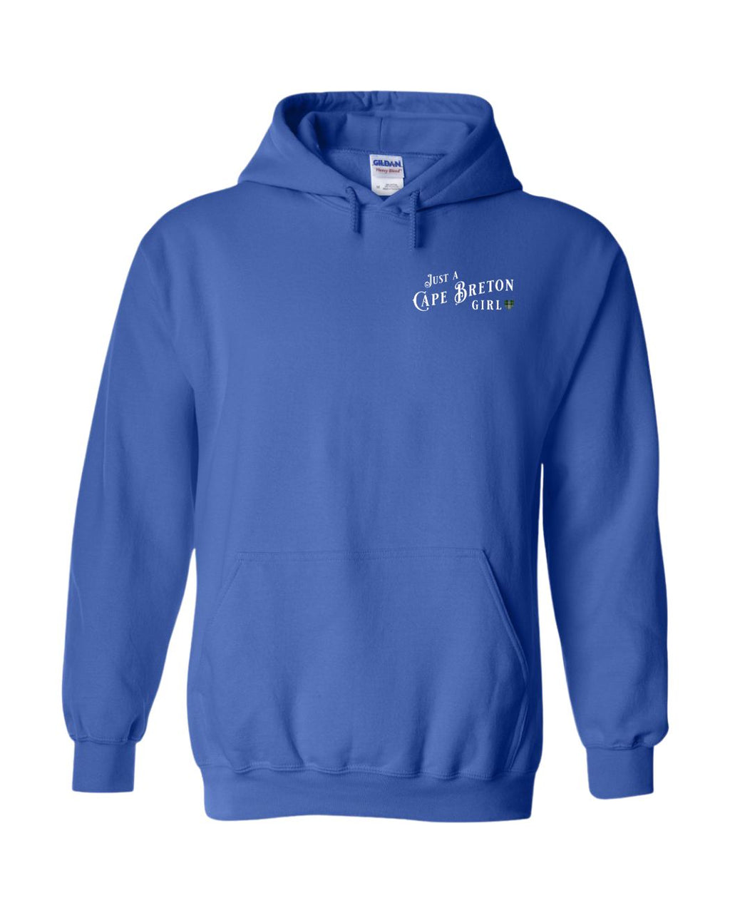 Just a CB Girl Tartan Left Chest Pullover Hoodie - Unisex