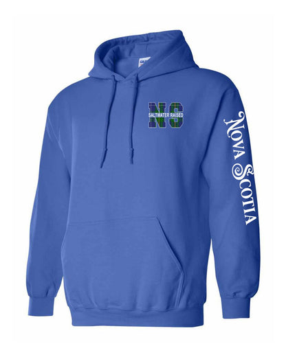 Product of Nova Scotia Left Chest and Sleeve Pullover Hoodie