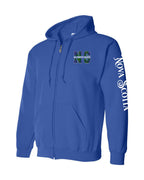 Saltwater Raised NS Left Chest and Sleeve Zip Hoodie - Unisex