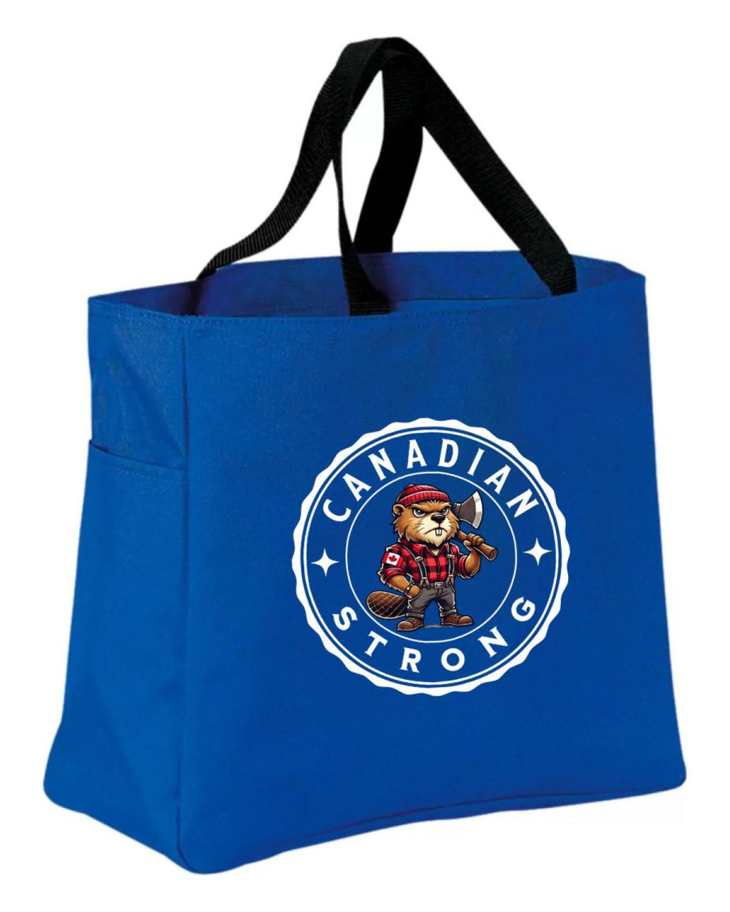 Canadian Strong Beaver Tote Bag
