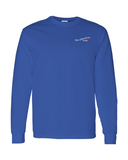Prince Edward Island Nurse Left Chest and Back Long Sleeve