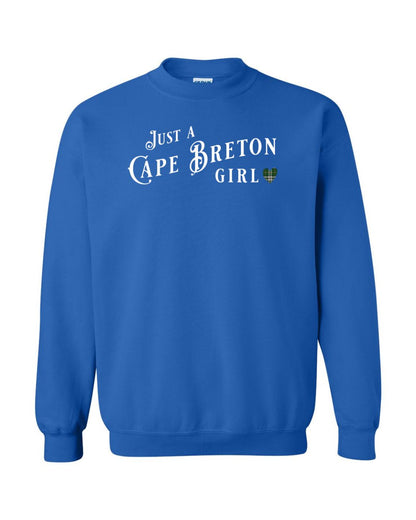 Just a Cape Breton Girl Tartan Full Crewneck Sweatshirt