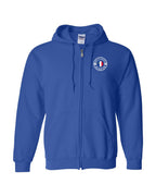 Ne Et Eleve Acadien Left Chest Only French Zip Hoodie - Unisex