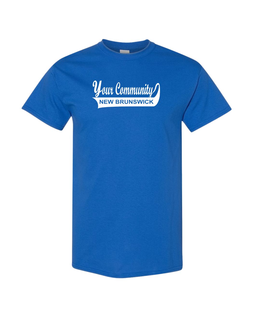 Custom New Brunswick Community Name Mens Tee