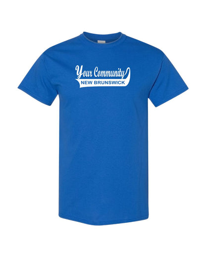 Custom New Brunswick Community Name Mens Tee