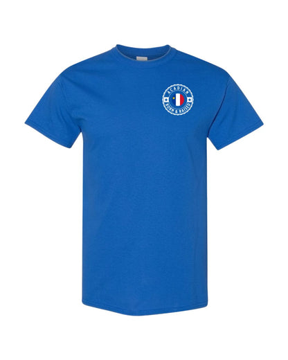 Acadian Born And Raised Left Chest Men's Tee