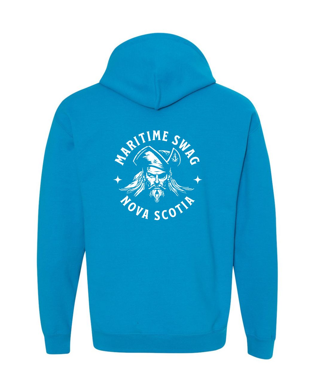 Swag Pirate Hoodie Nova Scotia Left Chest and Back