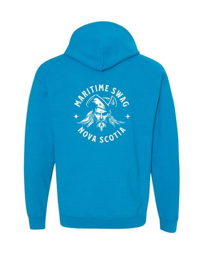 Swag Pirate Hoodie Nova Scotia Left Chest and Back