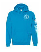 Born and Raised NS Left Chest and Sleeve Pullover Hoodie - Unisex