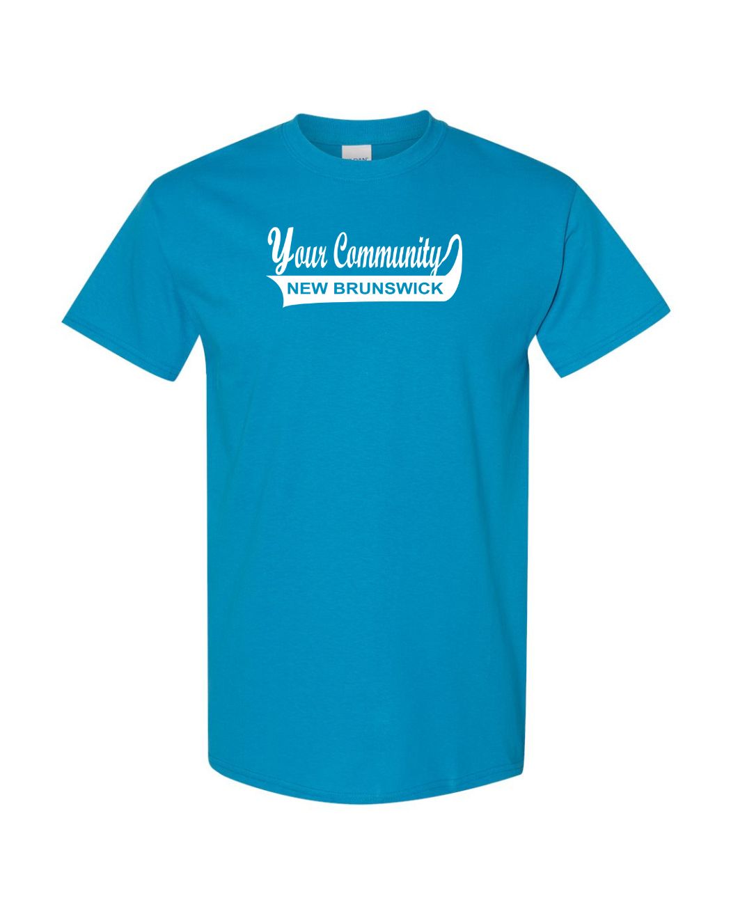 Custom New Brunswick Community Name Mens Tee