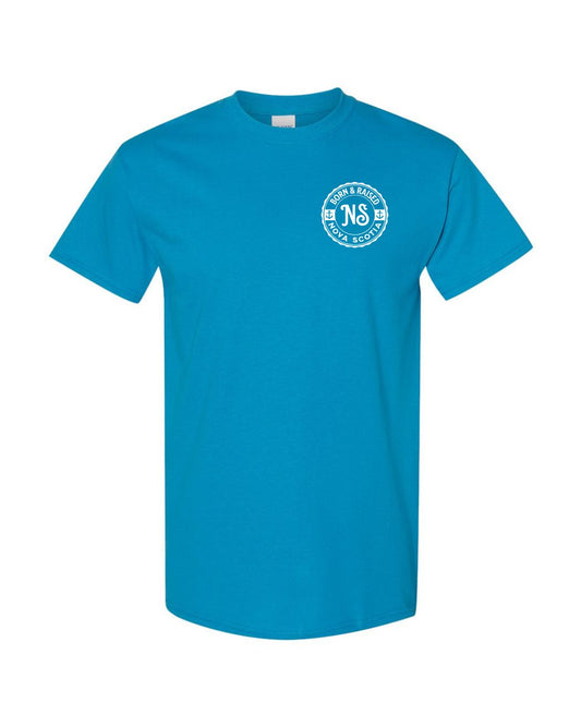 Born & Raised in NS Left Chest Only Men's Tee