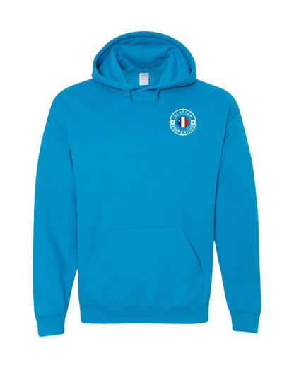 Acadian Born And Raised Left Chest and Back Hoodie