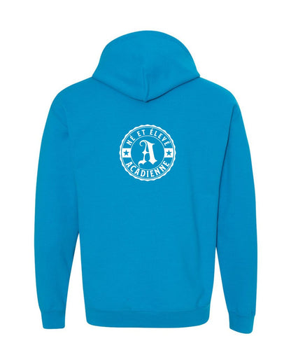 Ne Et Eleve Acadienne Left Chest & Back French Hoodies