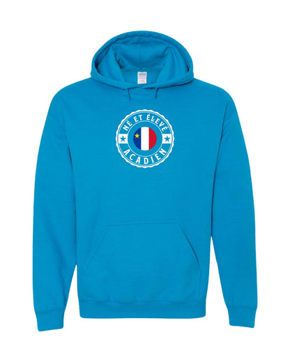 Ne Et Eleve Acadien full front French hoodie