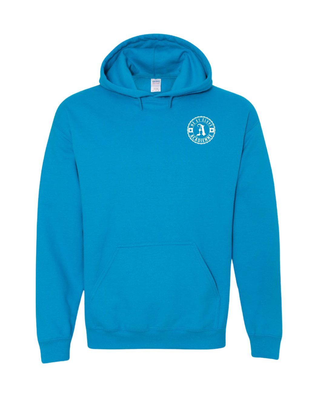 Ne Et Eleve Acadienne Left Chest & Back French Pullover Hoodies - Unisex