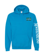 NFLD Saltwater Raised Left Chest and Sleeve Pullover Hoodie - Unisex