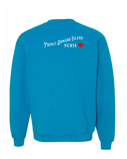 Prince Edward Island Nurse Left Chest and Back Sweatshirt