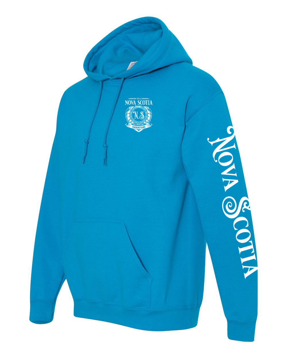 It's a NS thing Left Chest and Sleeve Pullover Hoodie - Unisex