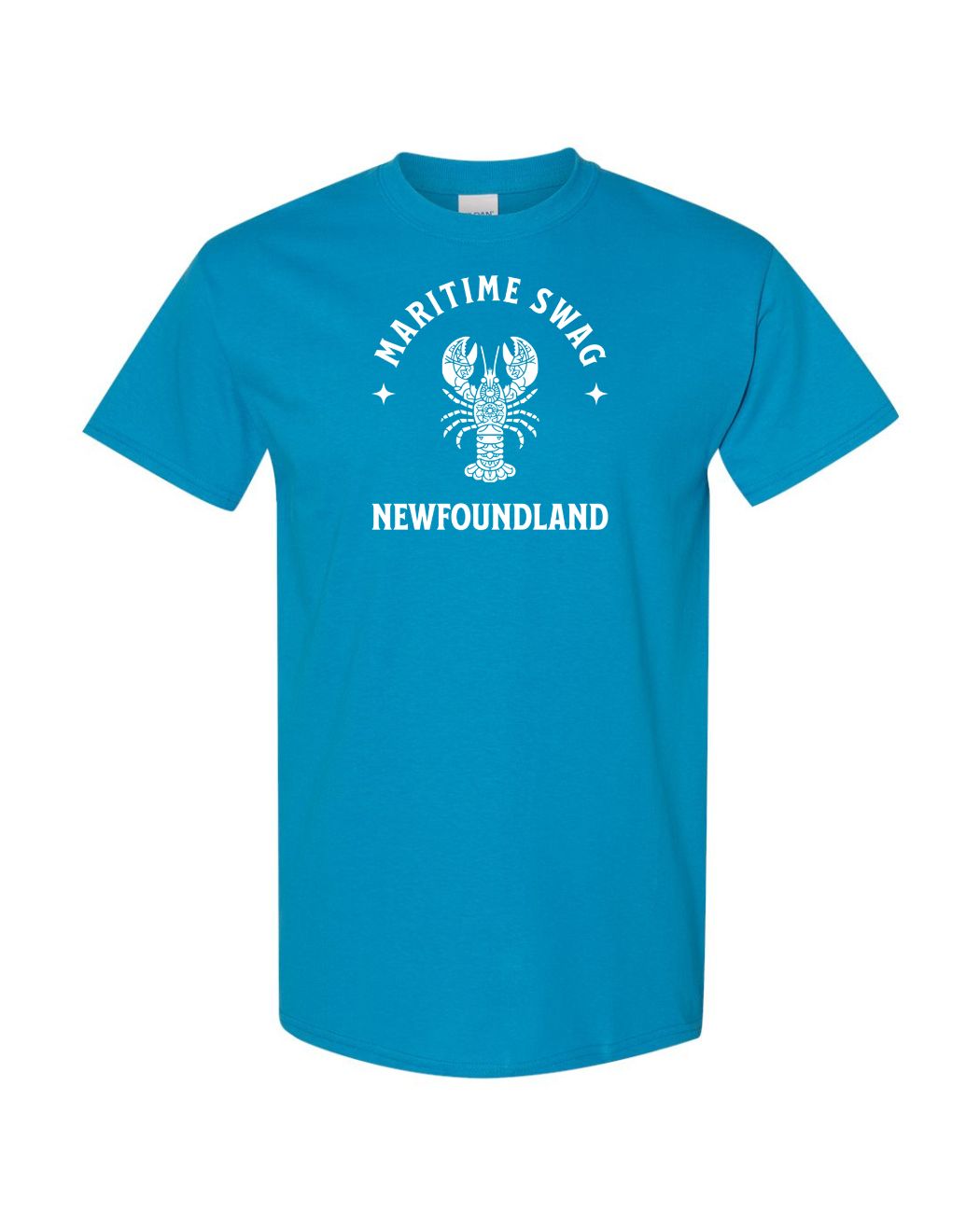 Maritime Swag NFLD Mandala white Lobster Men's Tee