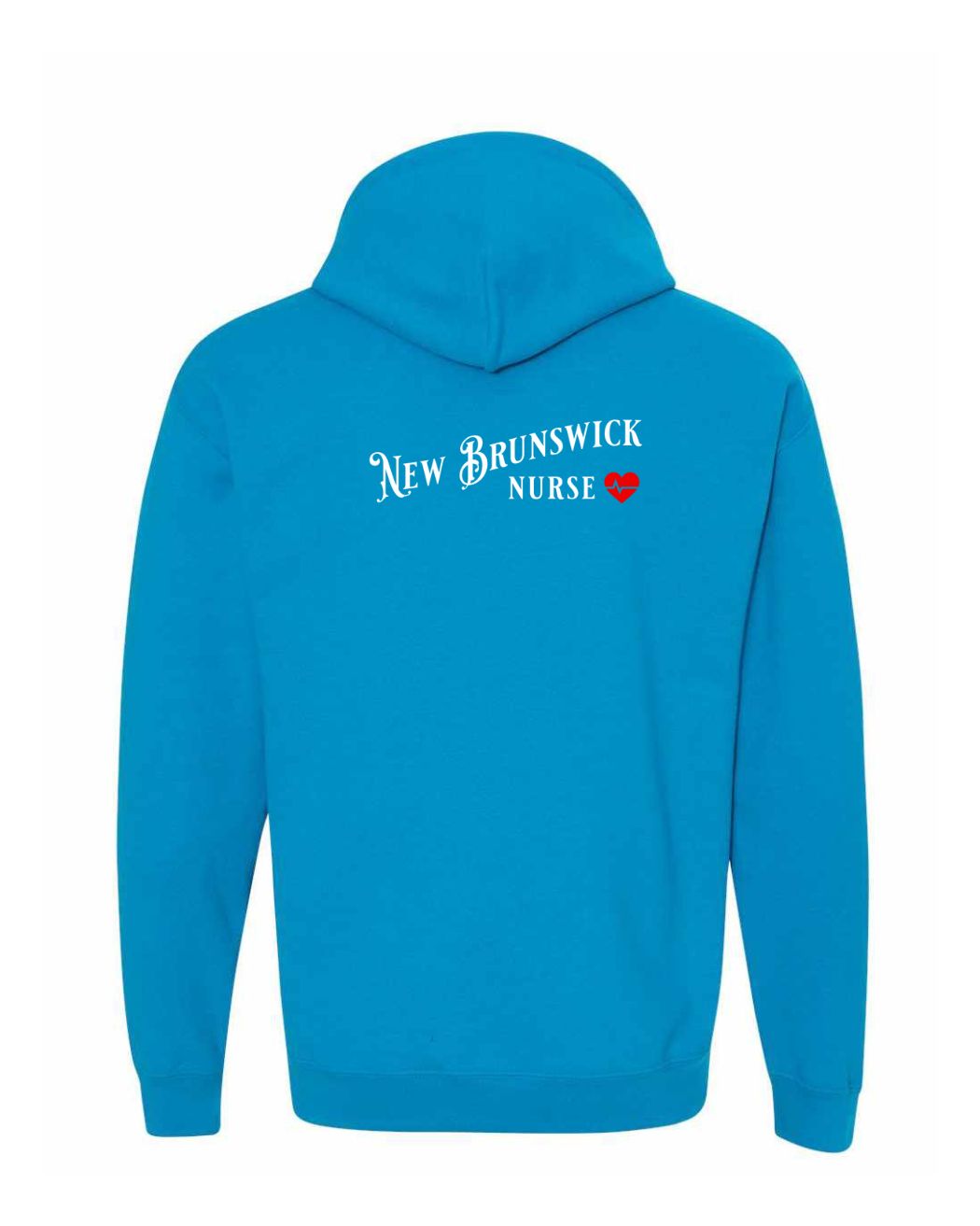 New Brunswick Nurse Left Chest and Back Pullover Hoodie