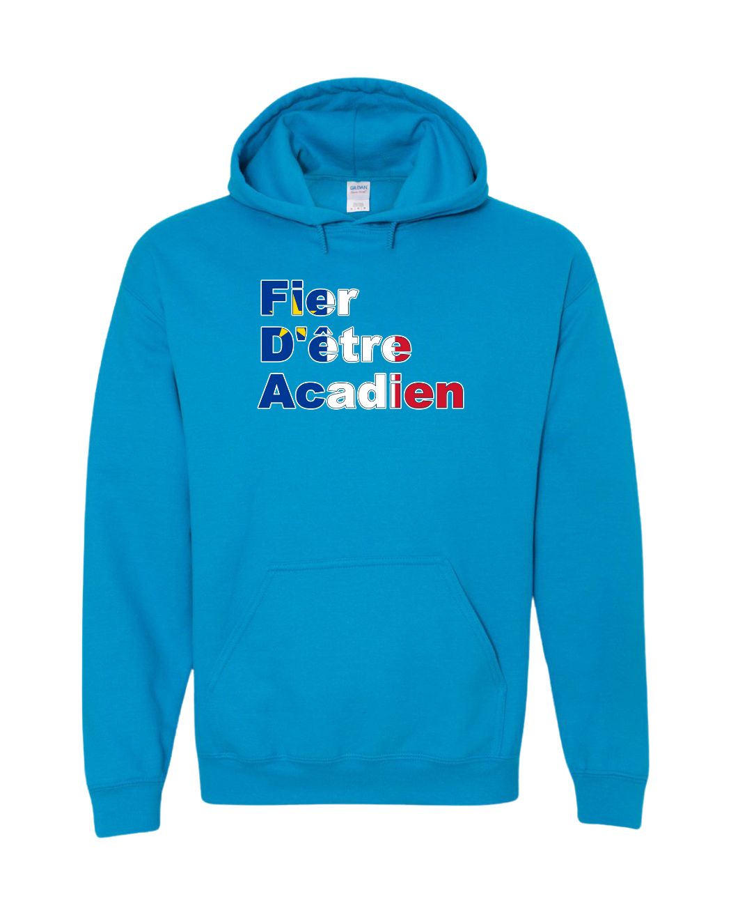 Fier D'etre Acadien Hoodie