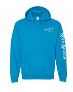 NS Guy Yellow Compass Left Chest and Sleeve Pullover Hoodie - Unisex