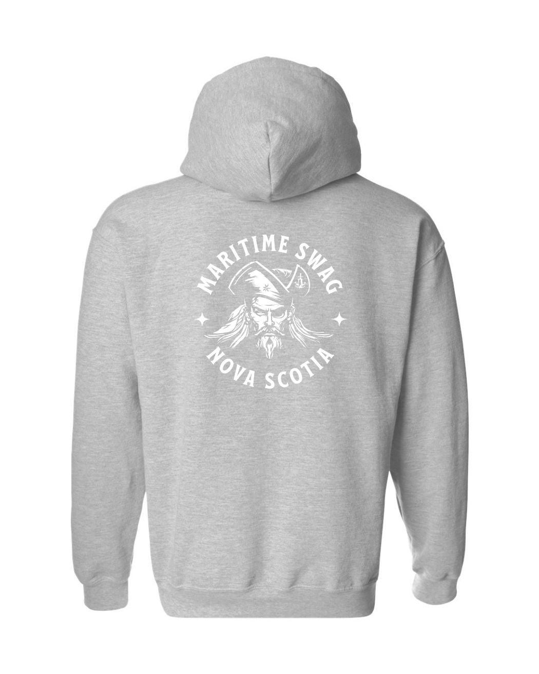 Swag Pirate Hoodie Nova Scotia Left Chest and Back