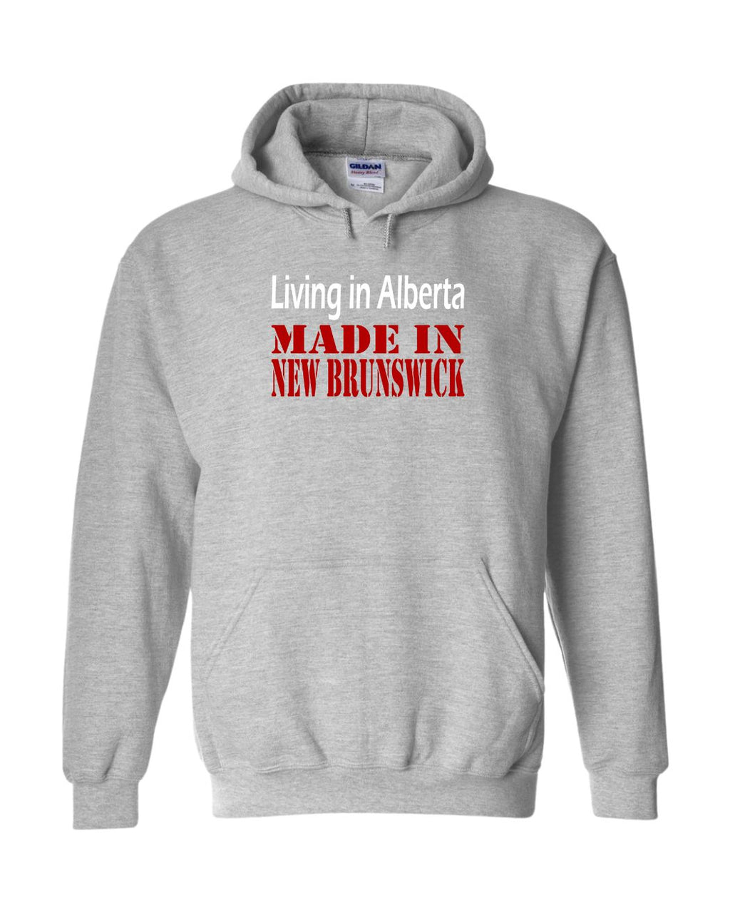 Living in Alberta Made in NB Pullover Hoodie - Unisex