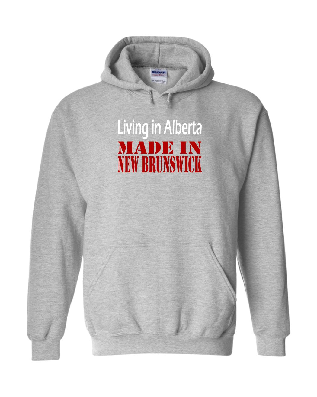 Living in Alberta Made in NB Pullover Hoodie