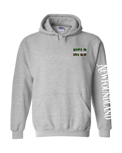 Newfoundland Saltwater Raised Left Chest and Sleeve Pullover
