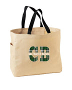 Tartan Saltwater Raised CB Tote Bag