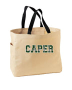Caper Tartan Tote Bag