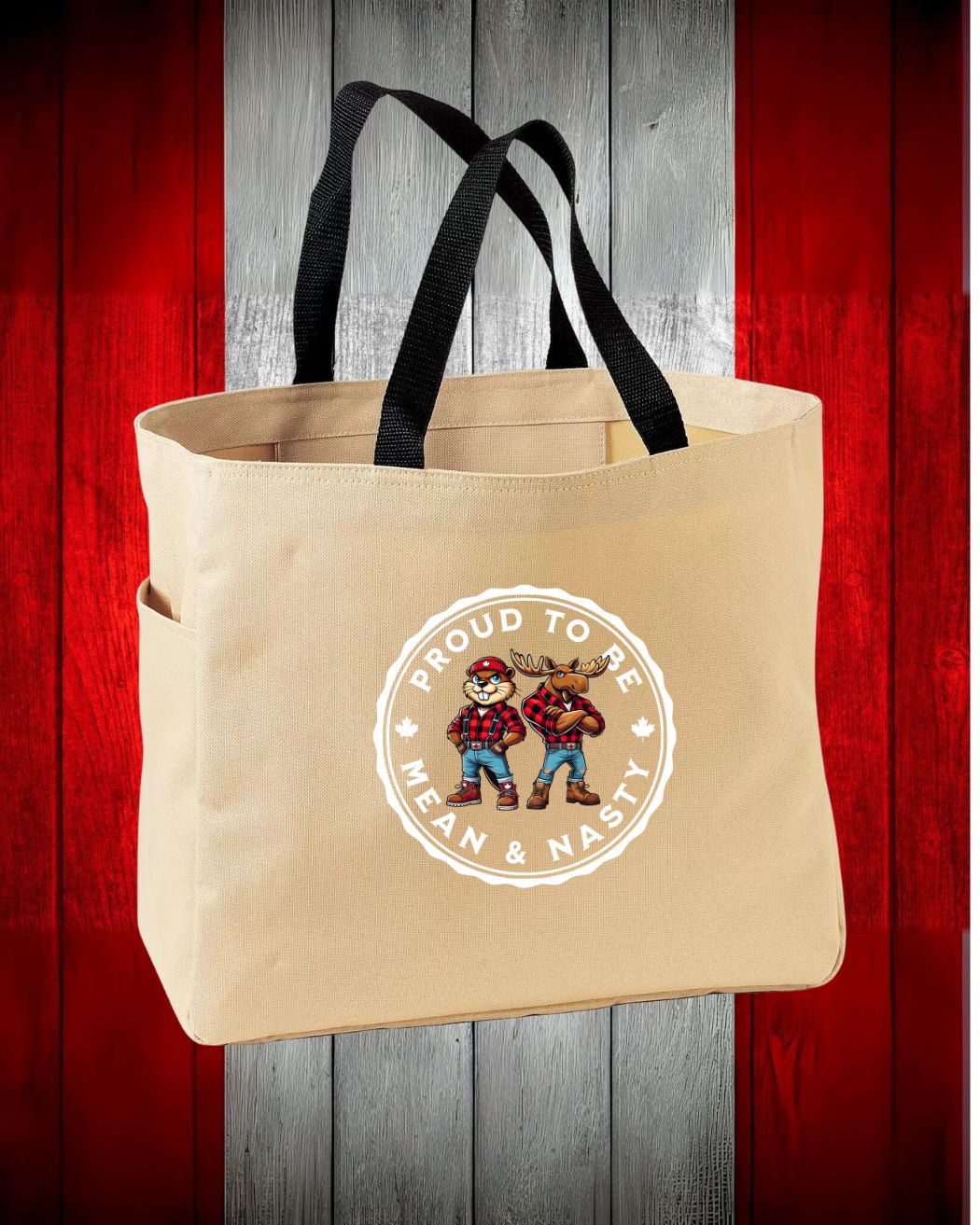 proud to be Mean and Nasty Tote bag