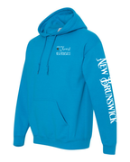 A piece of my Heart NB tartan heart Left Chest and Sleeve Pullover Hoodie - Unisex