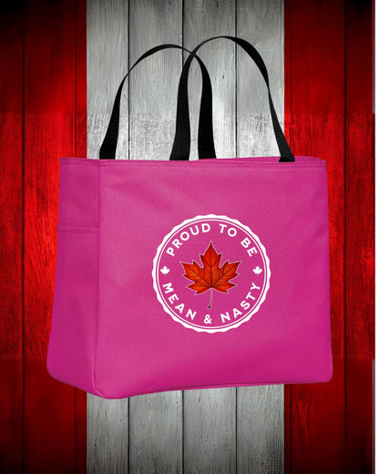 proud to be Mean and Nasty Leaf Tote Bag