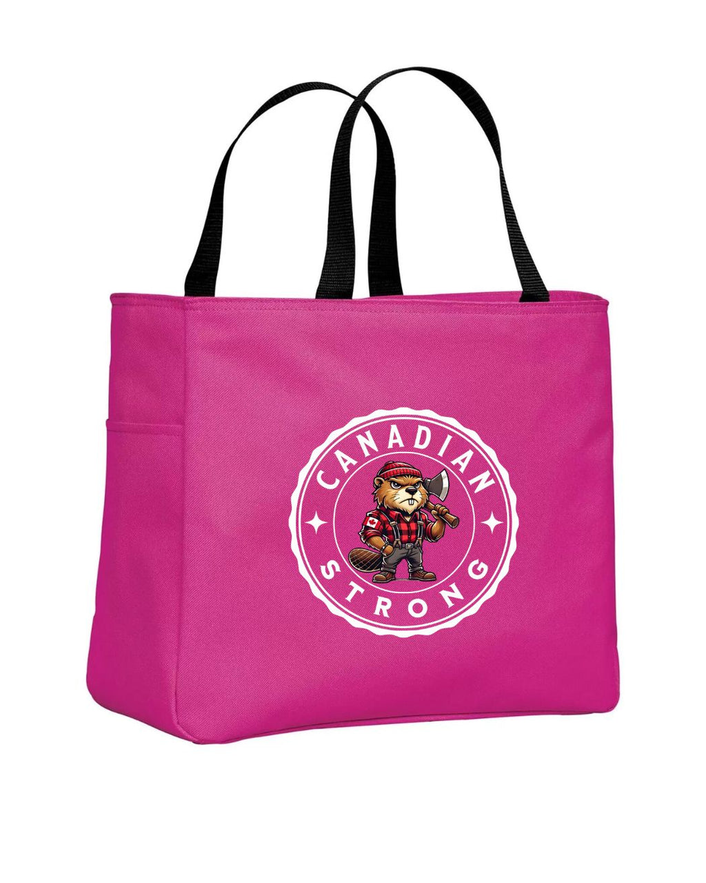 Canadian Strong Beaver Tote Bag