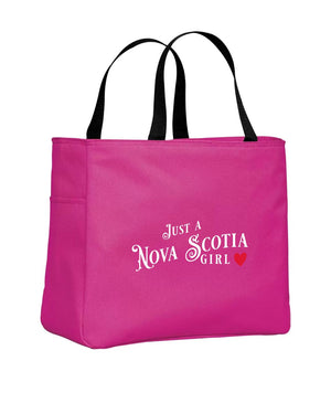 Just a NS Girl Red Heart Tote Bag
