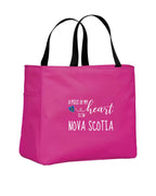 Piece of my Heart NS Tartan Heart Tote Bag