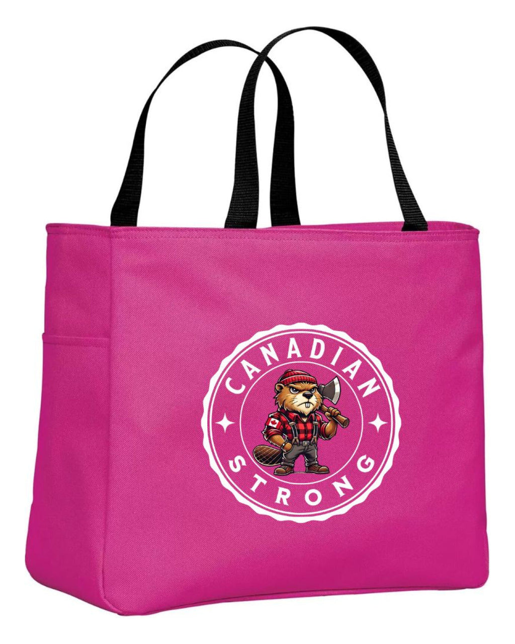 Canadian Strong Beaver Tote Bag