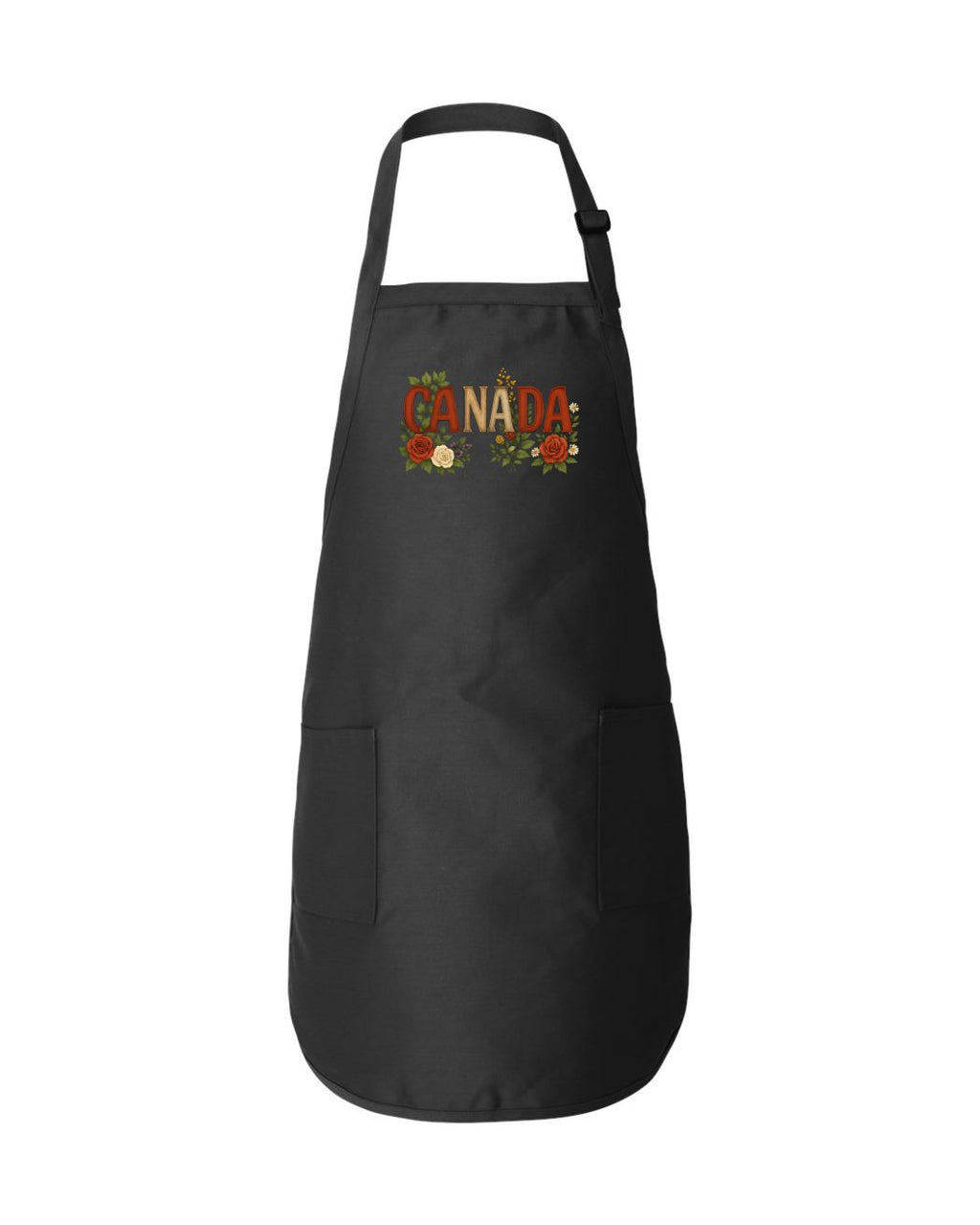 Canada Flowers Apron