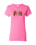 Canada Flowers Design Tee Women's Tee - Gildan Canada (sewn Internationally)